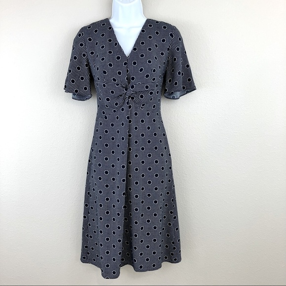 Ann Taylor Factory Twist Detail Midi Dress - Picture 1 of 6